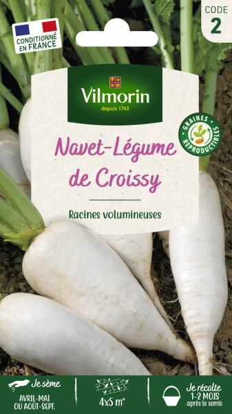 Potagères - Navet-Légume Demi-Long de Croissy - PACKAGING_RECTO